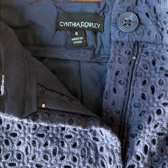 Cynthia Rowley navy blue shorts - Picture 2 of 3